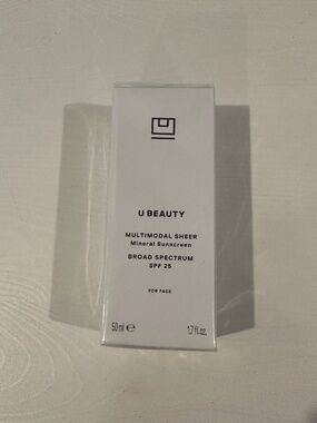 U Beauty Multimodal Sheer Mineral Sunscreen SPF 25 50ml 1.7oz New Sealed